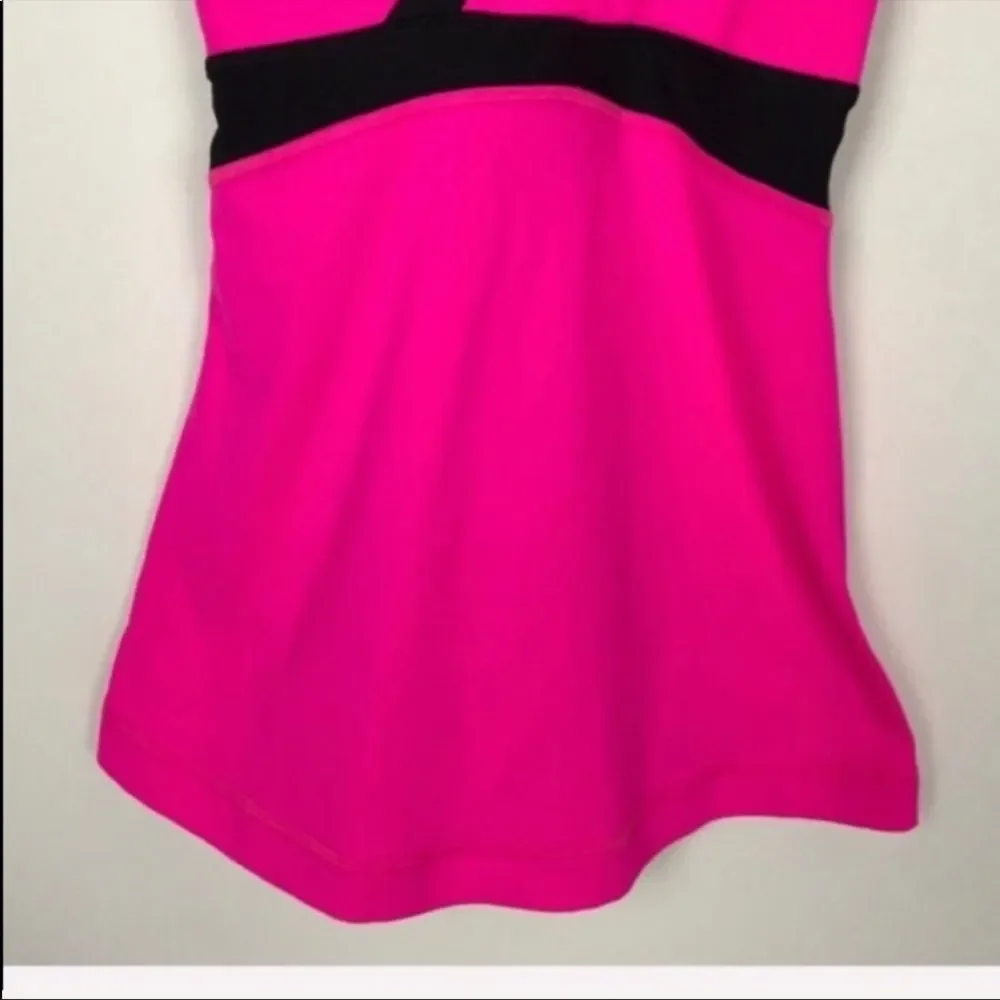 Lululemon Deep V Raspberry Athletic Tank Size 4